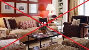 7 mest vanlige feil som bør unngås når du plasserer møbler.