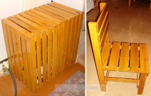 Fra møbler til hjemmet: det kan være laget av paller