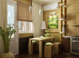 Bambus trim i interiøret: den naturlige og spektakulær innredning