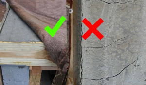 Hvorfor sprekker betongen etter helle, og hvordan du kan unngå det