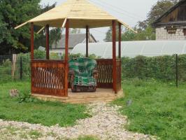 Bygge en pergola - et sted for te og hvile