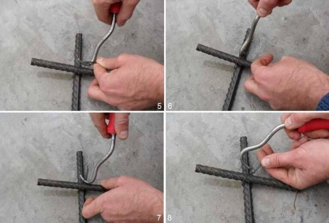 En fremgangsmåte for å strikke en enkel hekle strikke beslag