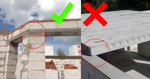 Sett en armert betong bro i huset Skum betong? Vær forsiktig