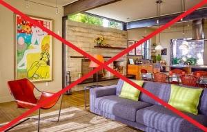 8 vanligste feilene i utsmykningen av hjem interiør.