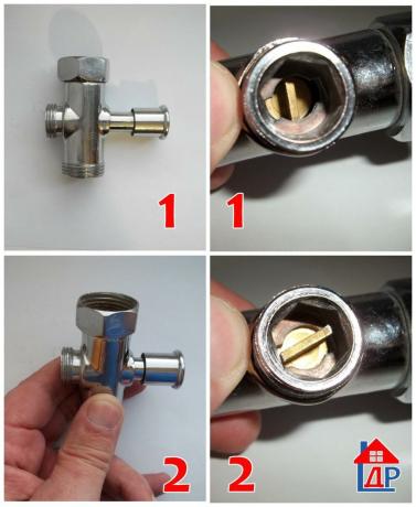 1 - tvungen sperring; 2 - Normal-modus